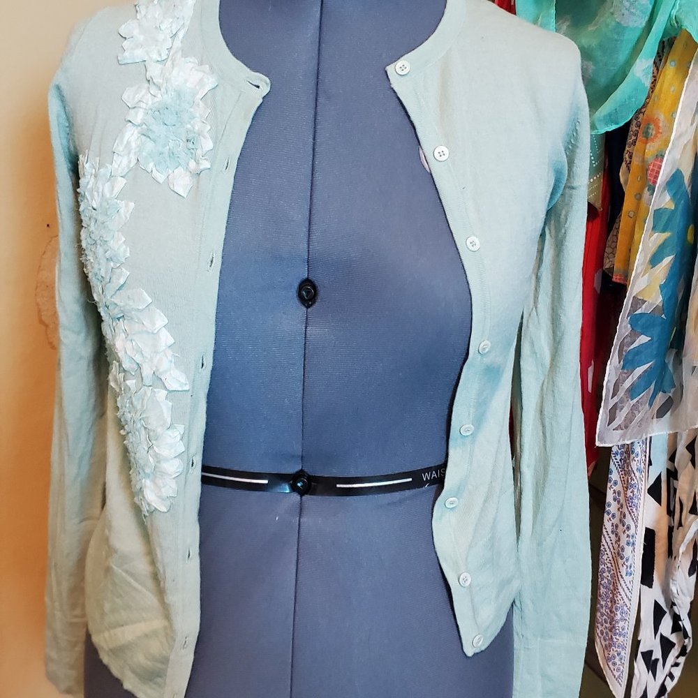 Beautiful Floral Embellished Cardigan
